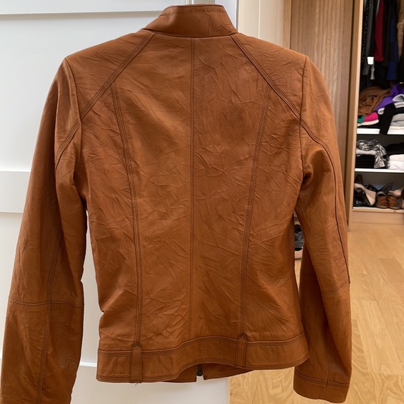 Gorgeous genuine leather moto jacket size M - Picture 3 of 6